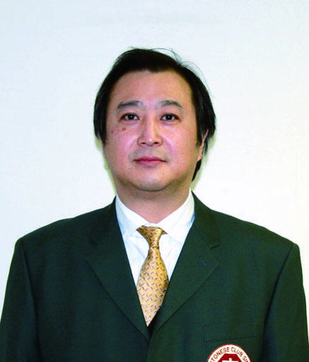 第12期會長就任時の周 慶錦氏
